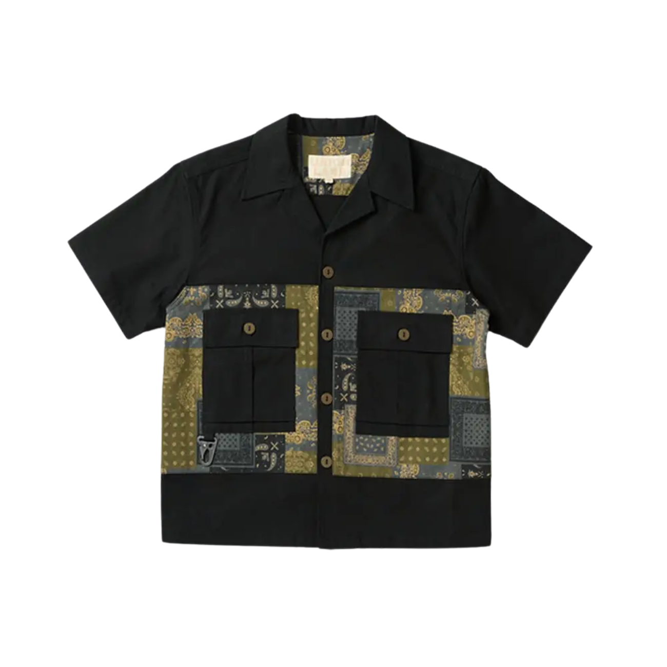 UNION LABS PATCH UP P43 S/S SHIRT - BLACK