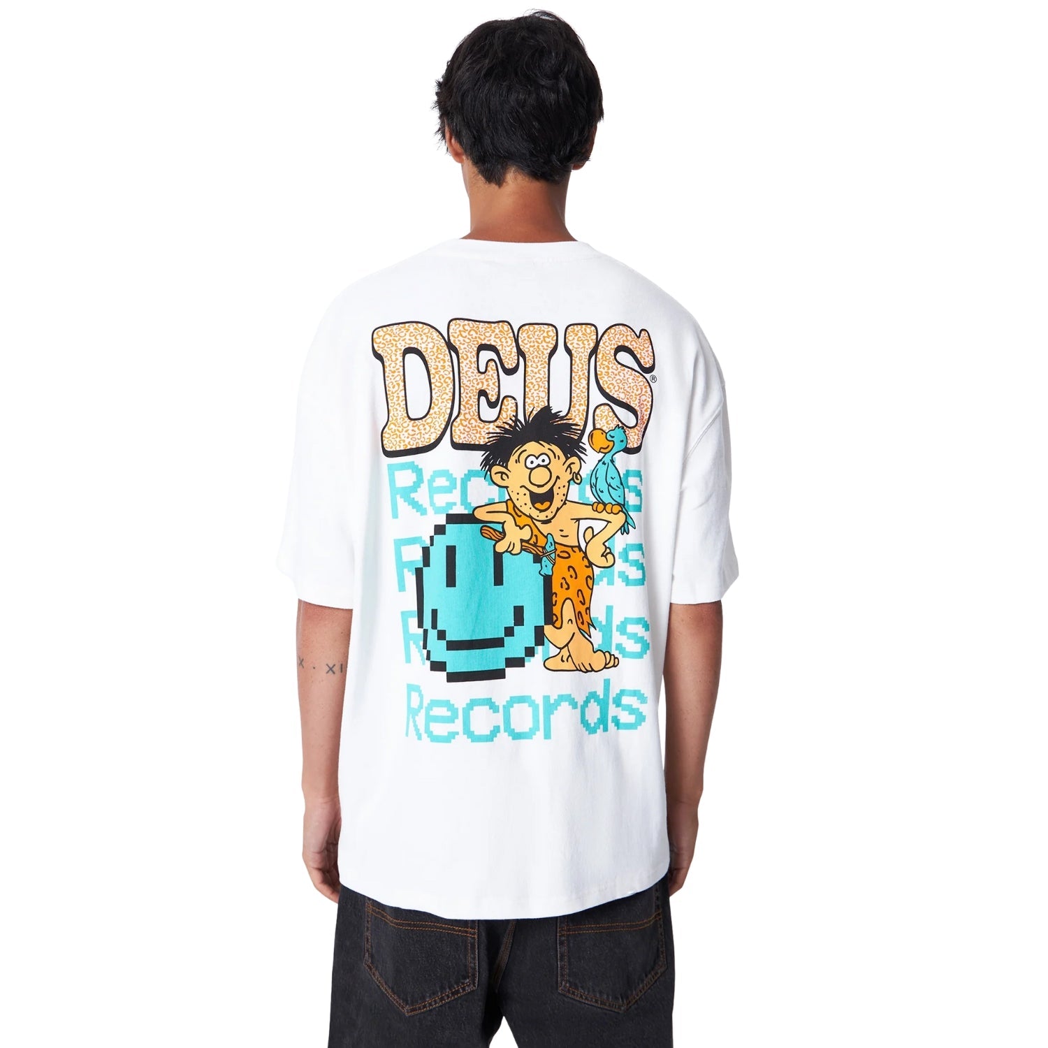 DEUS EX MACHINA CAVE DWELLER TEE - VINTAGE WHITE
