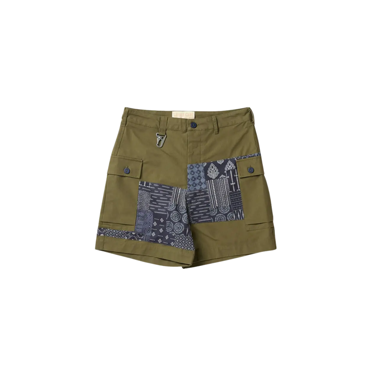 UNION LABS PATCH UP P43 SHORTS - OLIVE