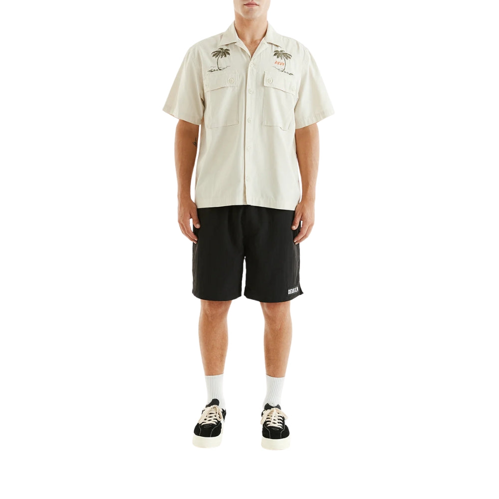 DEUS EX MACHINA STRANDED FATIGUE SHIRT - DIRTY WHITE
