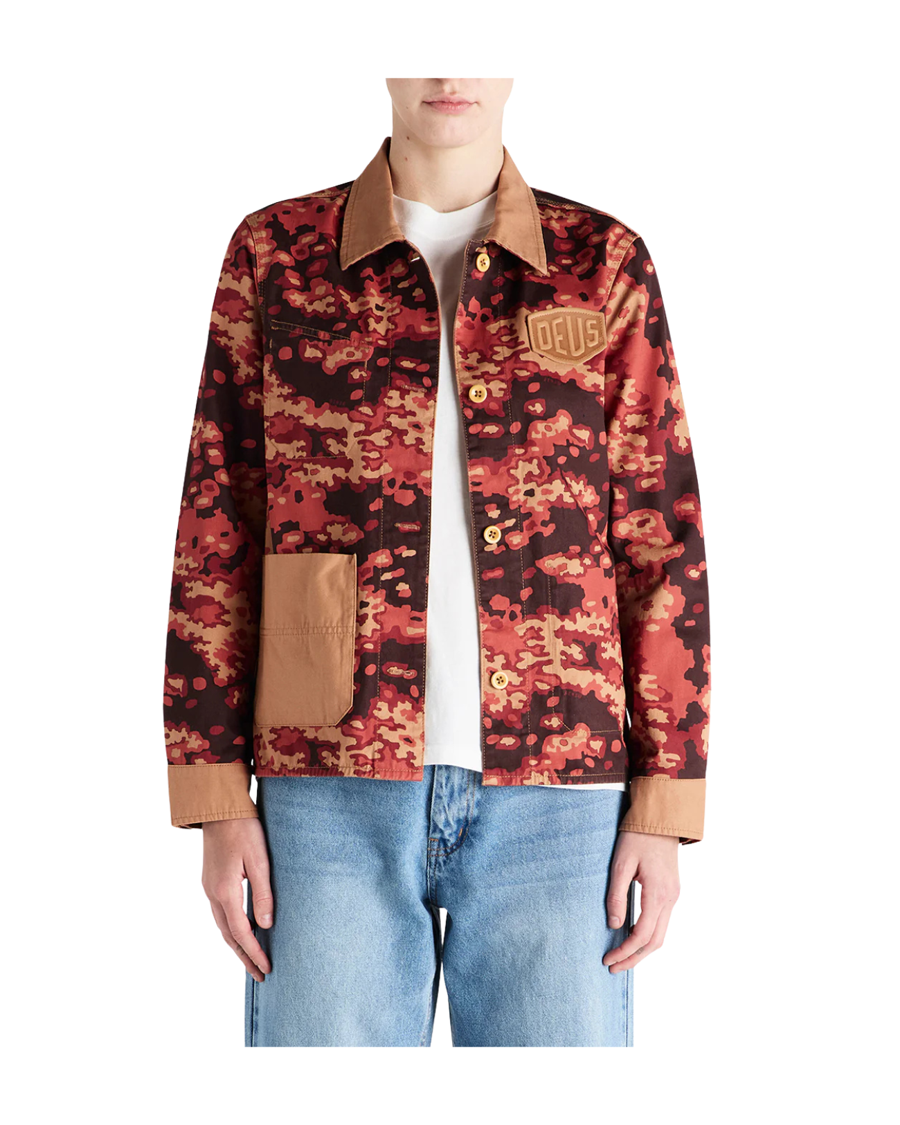 DEUS EX MACHINA CORNELIUS JACKET - REDWOOD