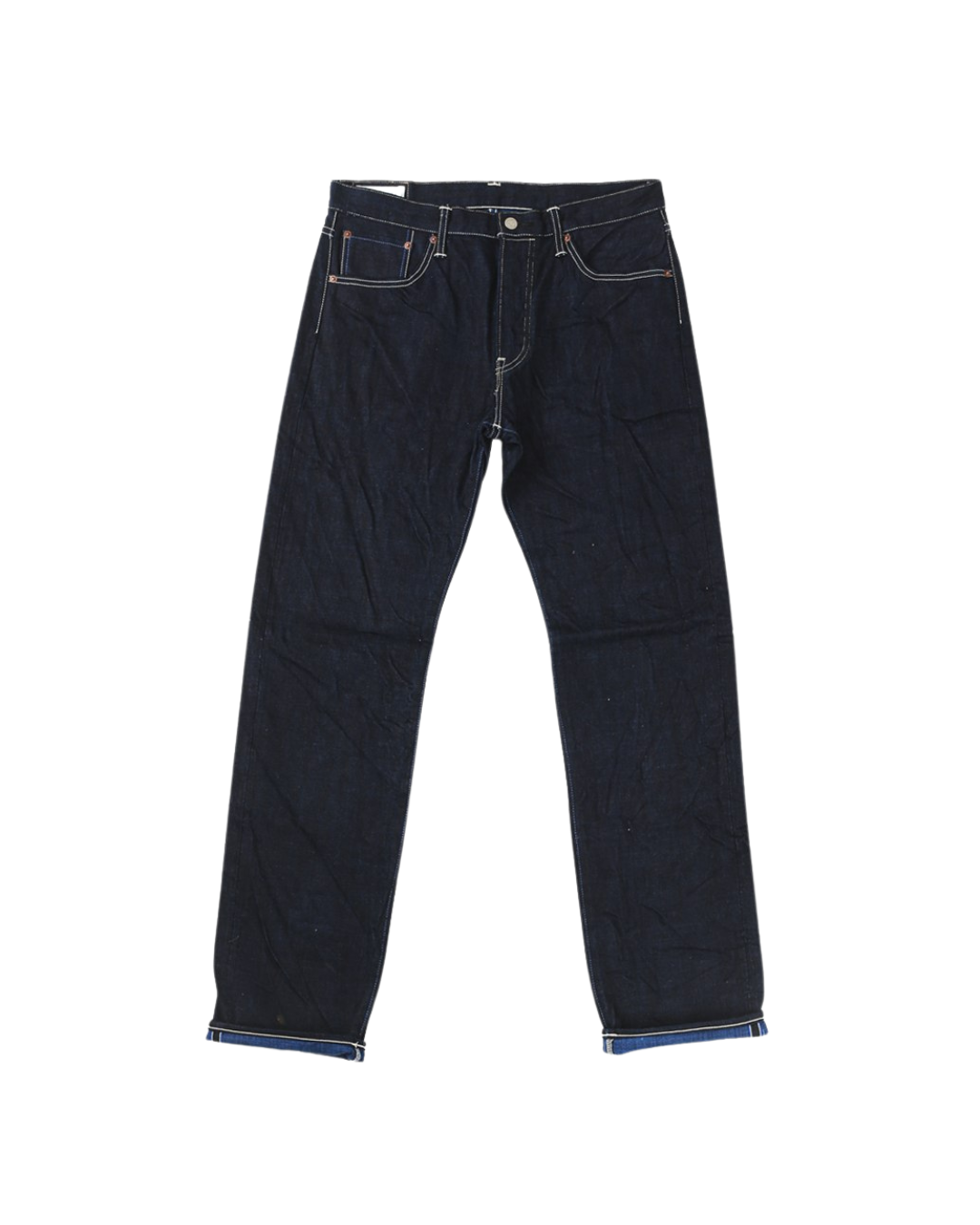 TANUKI YURAI HIGH TAPERED - INDIGO X COBALT BLUE