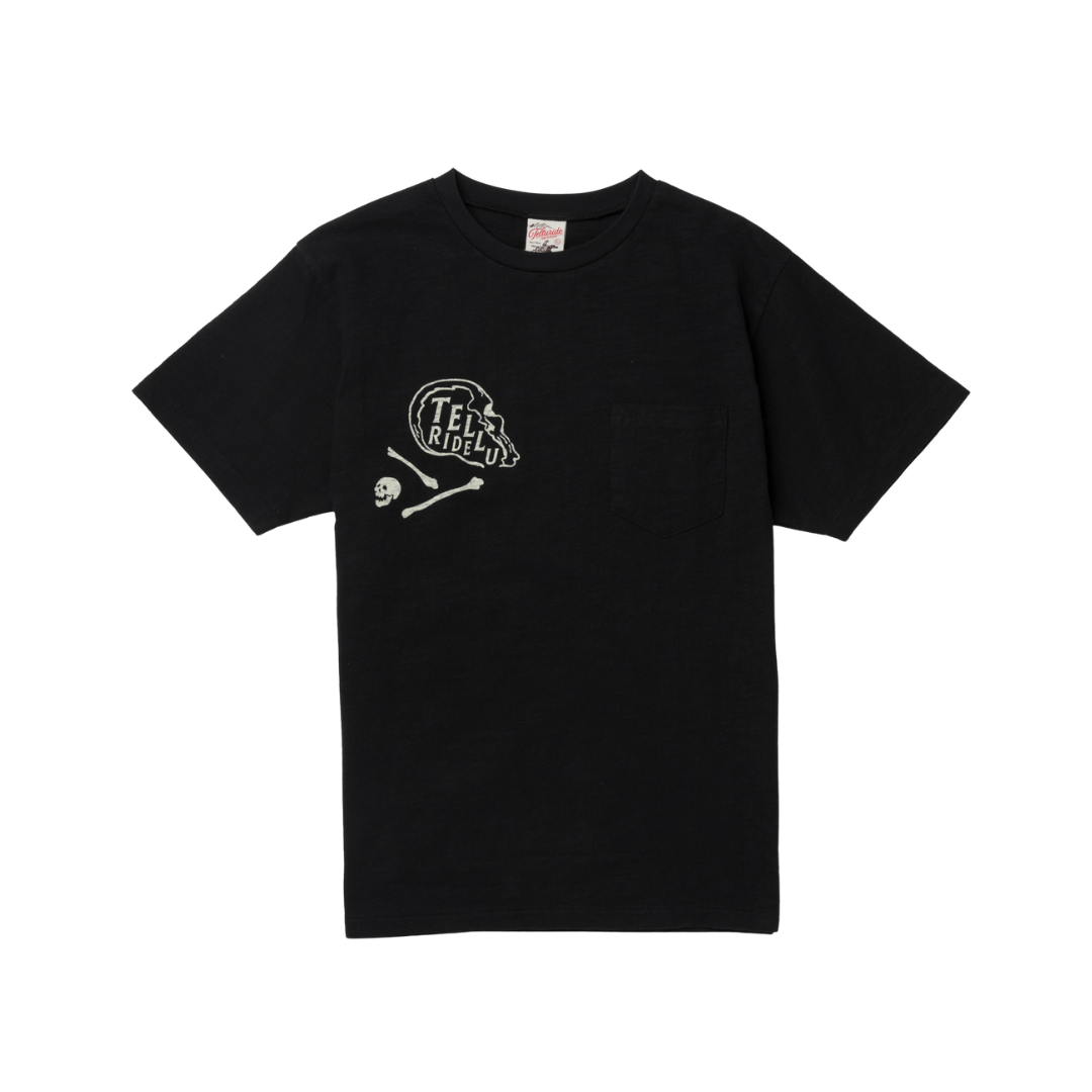 TELLURIDE - DEATH DRIFTER SLUB POCKET TEE - BLACK