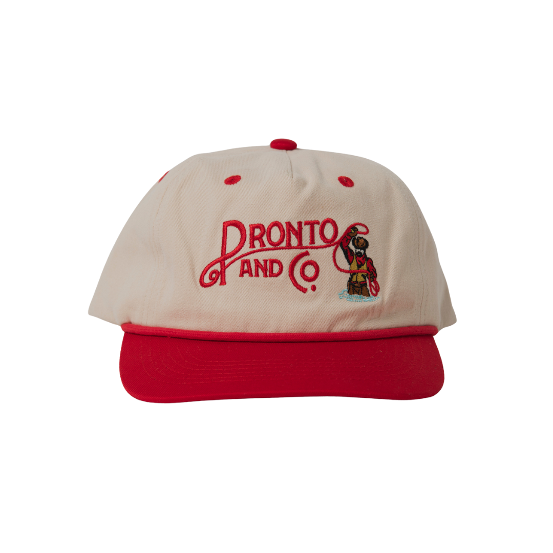 PRONTO & CO. - LASSO CAP - BEIGE/RED