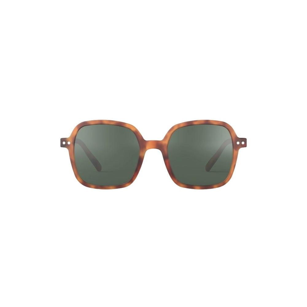 Izipizi Sun Office Havane Green Lenses — Havane — front view