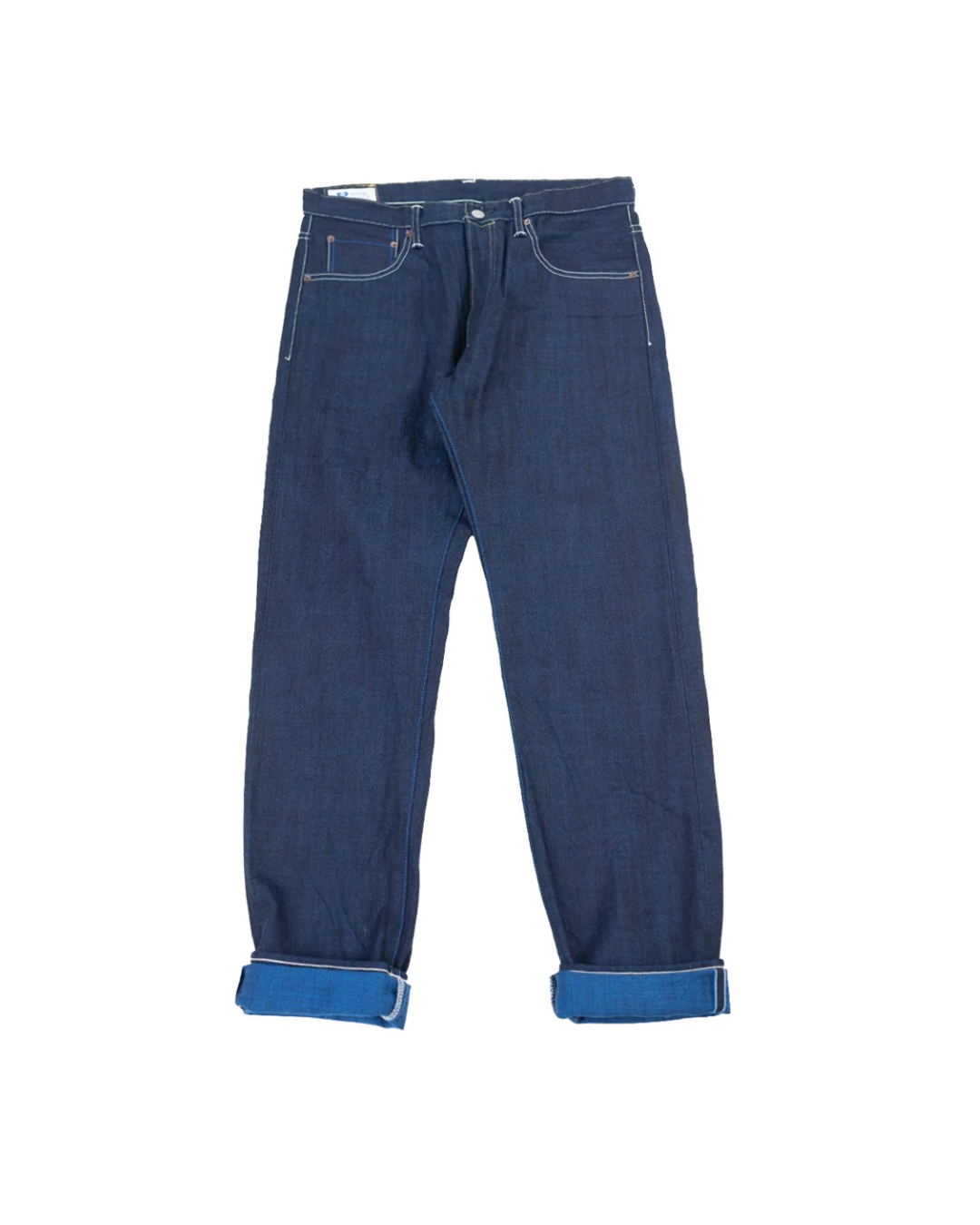 TANUKI YURAI REGULAR STRAIGHT - INDIGO X COBALT BLUE