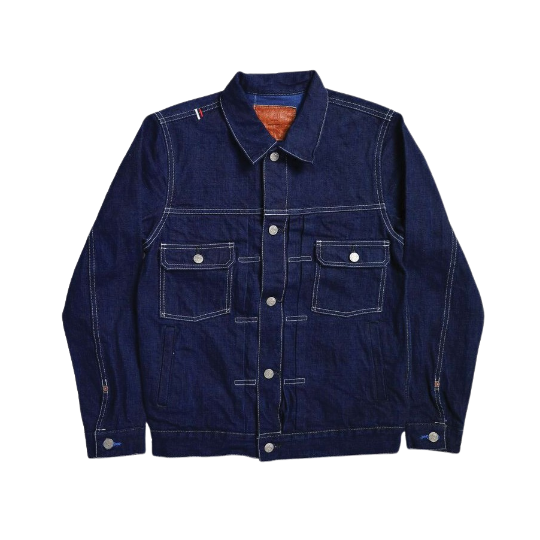 TANUKI KAKISHIBU TYPE 2 JACKET - INDIGO X KAKISHIBU