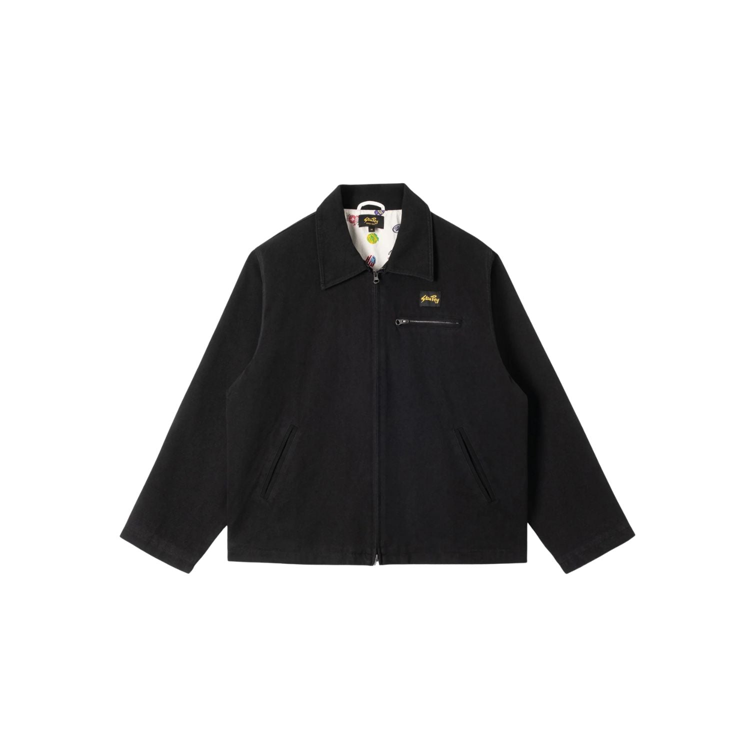 Stan Ray Gas Jacket — Washed Black — front view