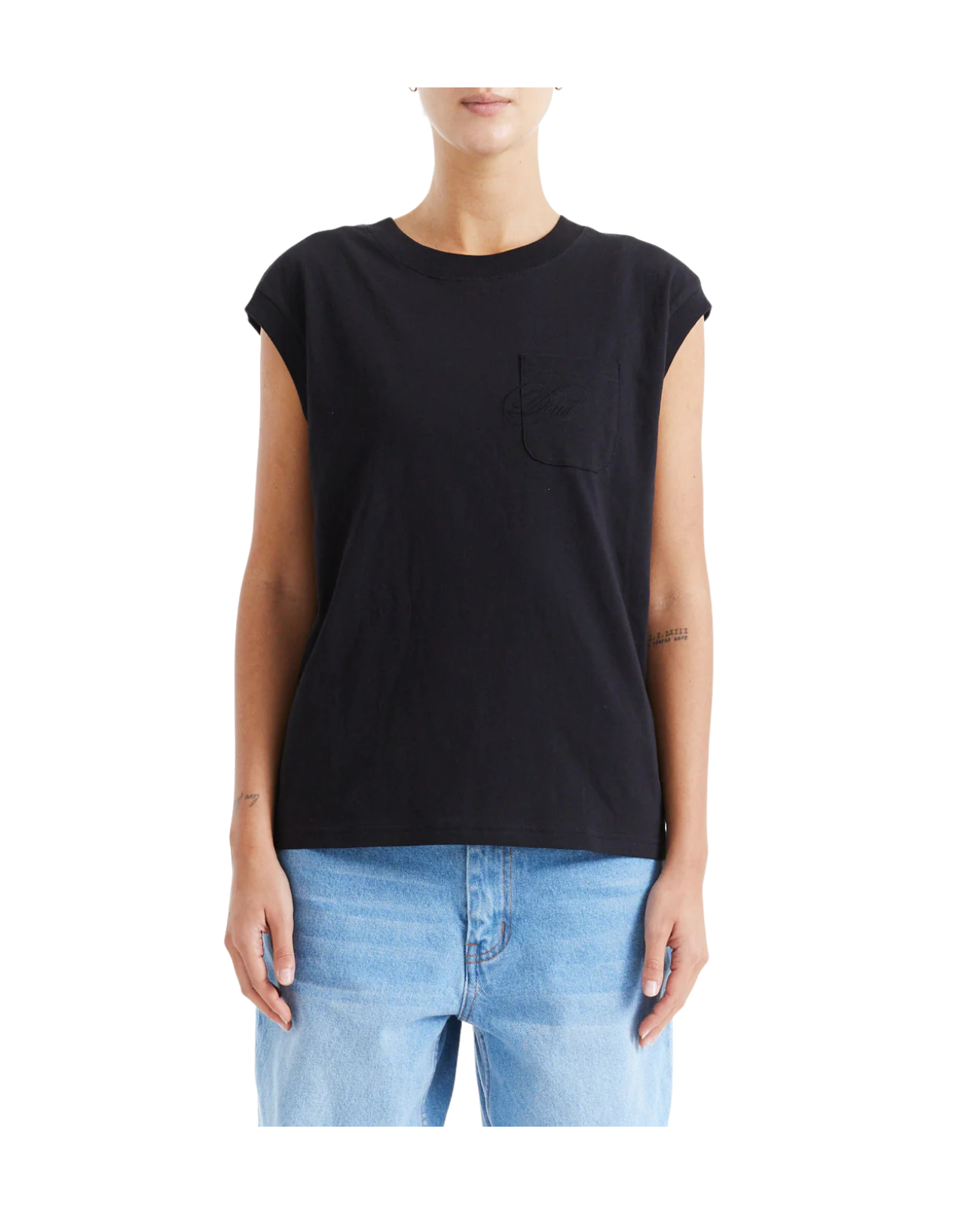 DEUS EX MACHINA LAUNDERLAND TANK - BLACK BEAUTY