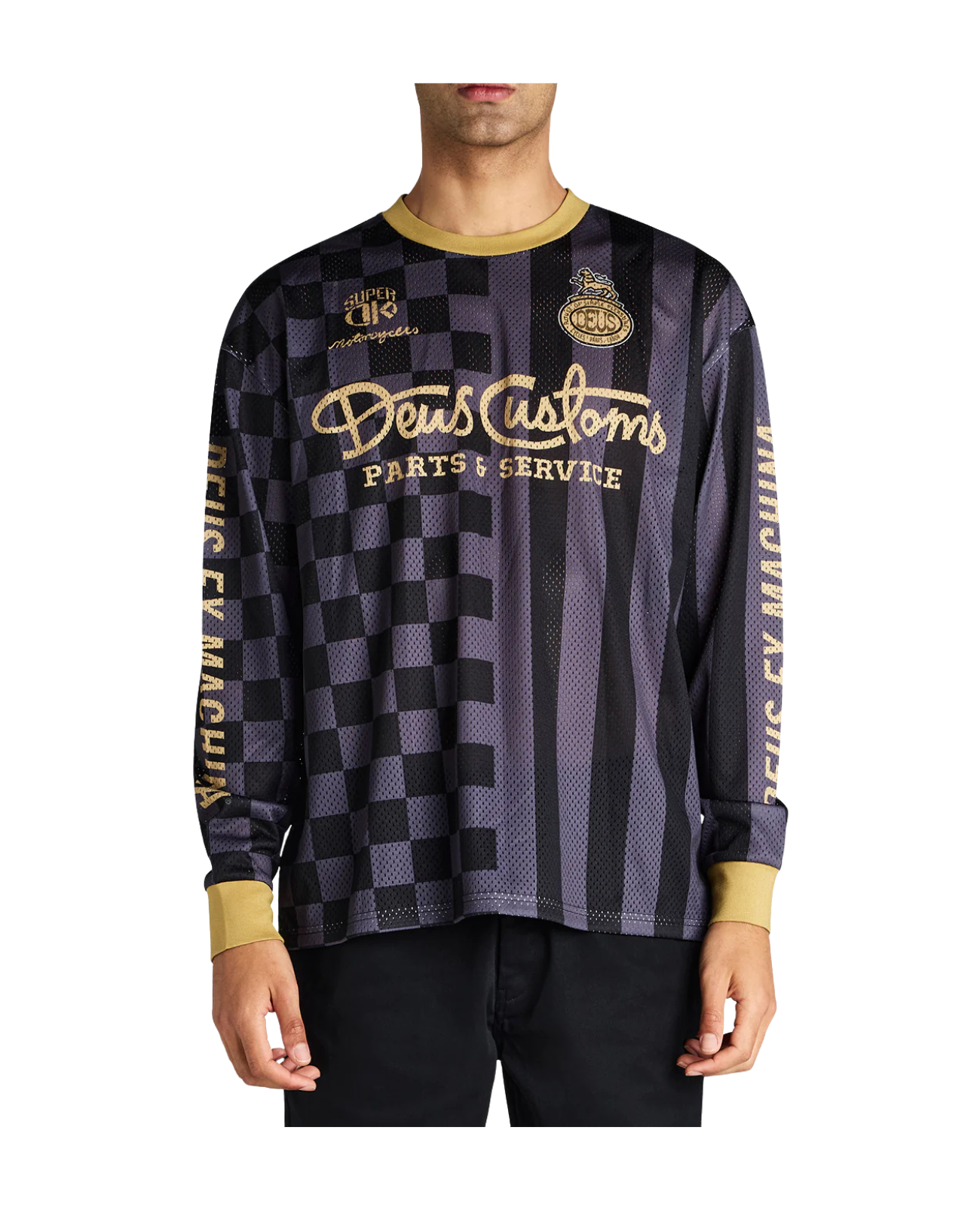 DEUS EX MACHINA LEGACY MOTO JERSEY - BLACK BEAUTY