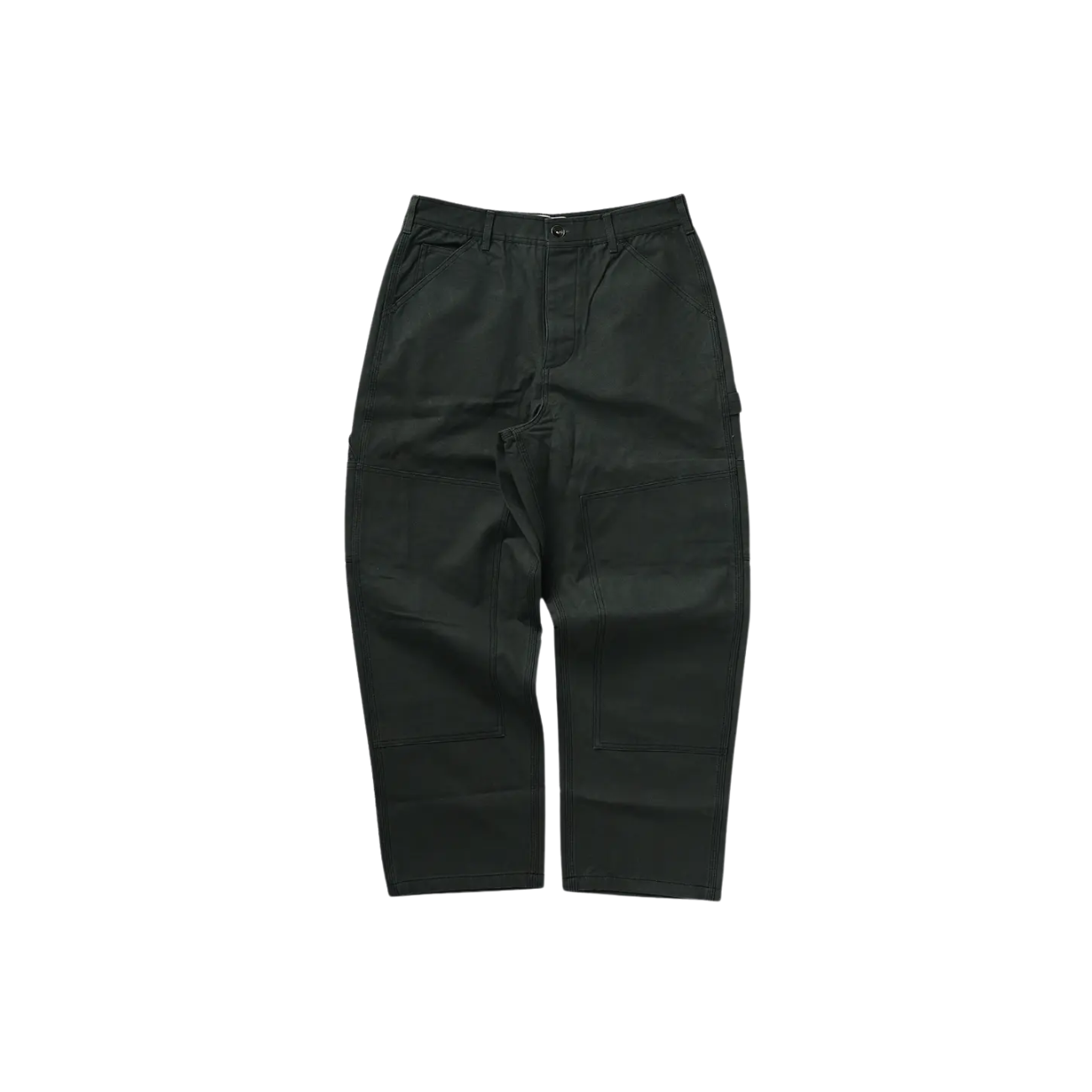 LEGS CO DOUBLE KNEE PAINTER PANTS - OLIVE