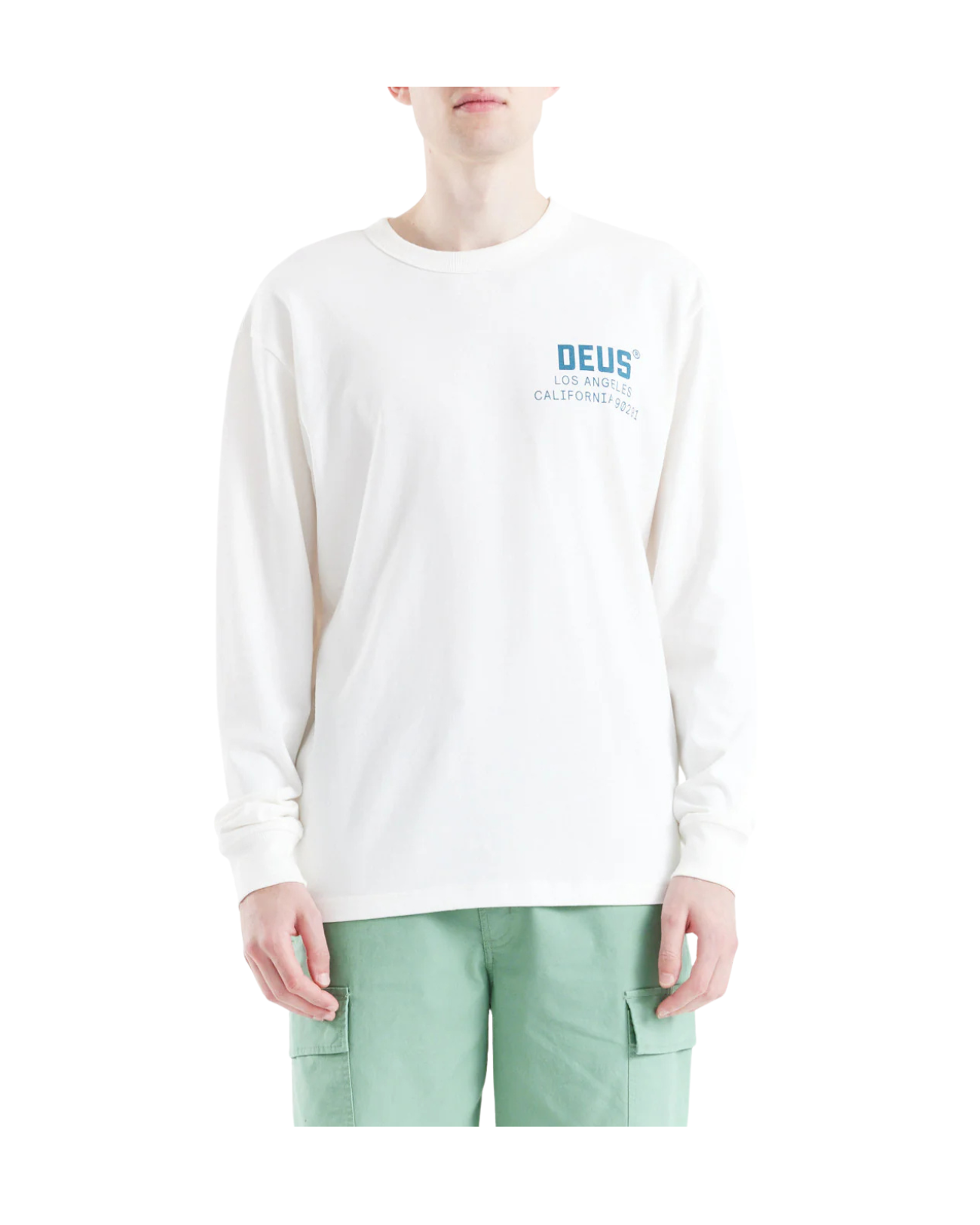 DEUS EX MACHINA JONES LS TEE - VINTAGE WHITE