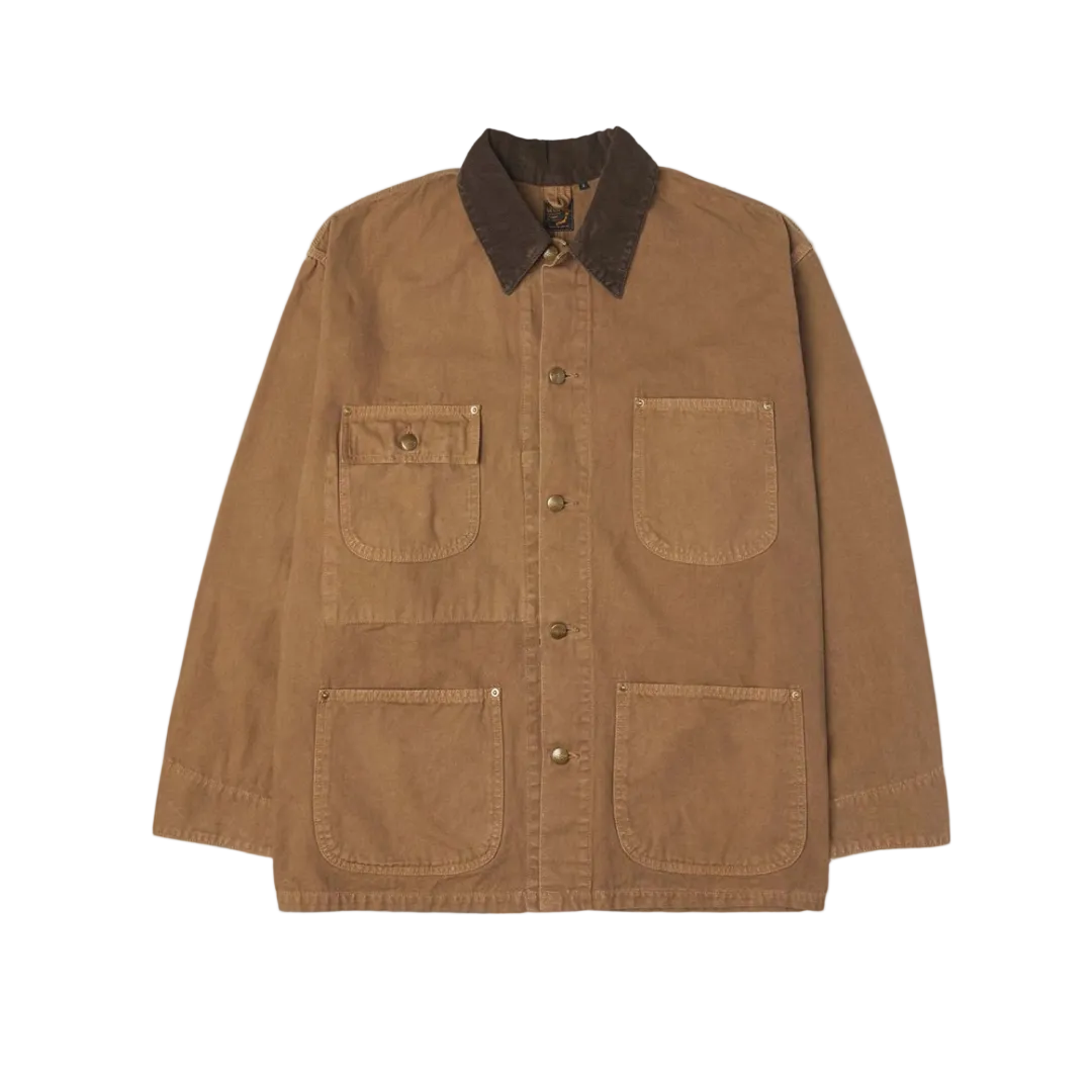 ORSLOW RELAX FIT OXFORD COVERALL - BROWN