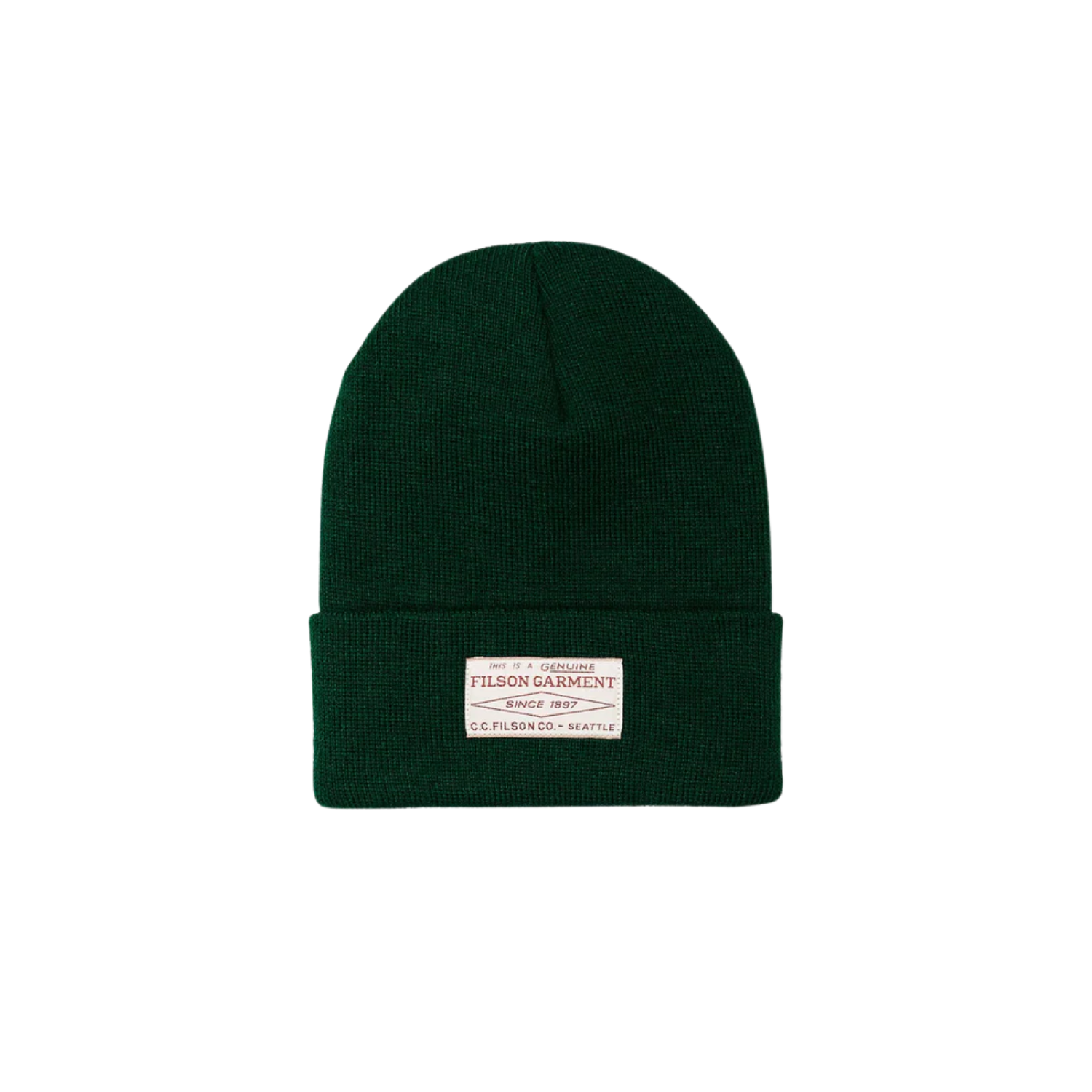 FILSON BALLARD WATCH CAP - FOREST GREEN