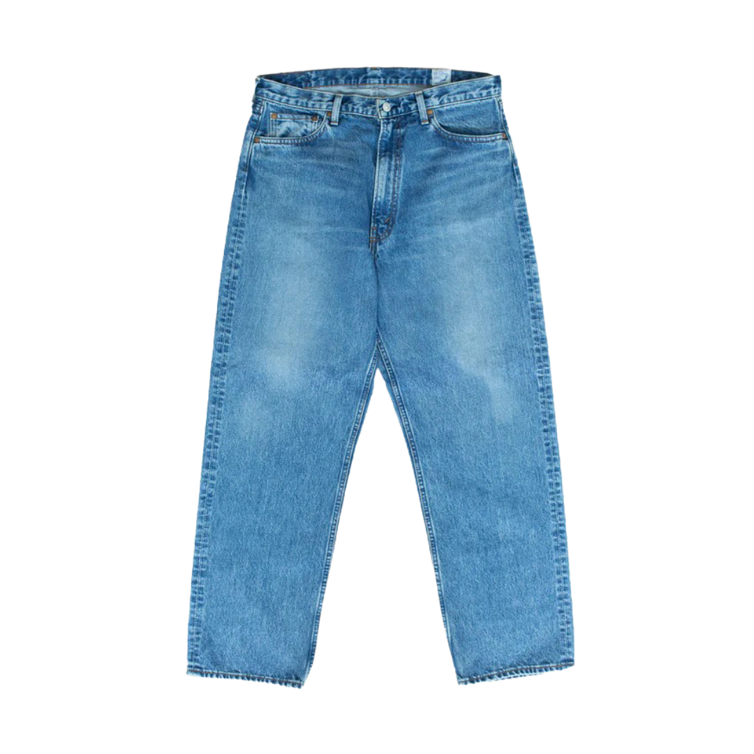 ORSLOW 101 DADS FIT DENIM PANTS - DENIM USED