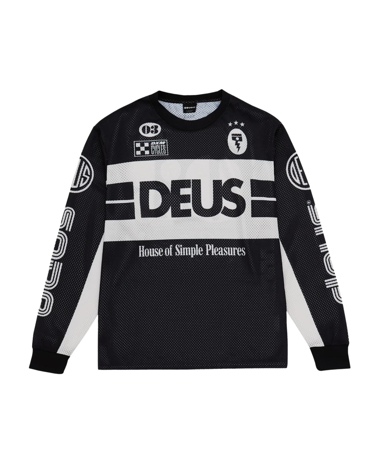 DEUS EX MACHINA OFF ROAD MX JERSEY - BLACK