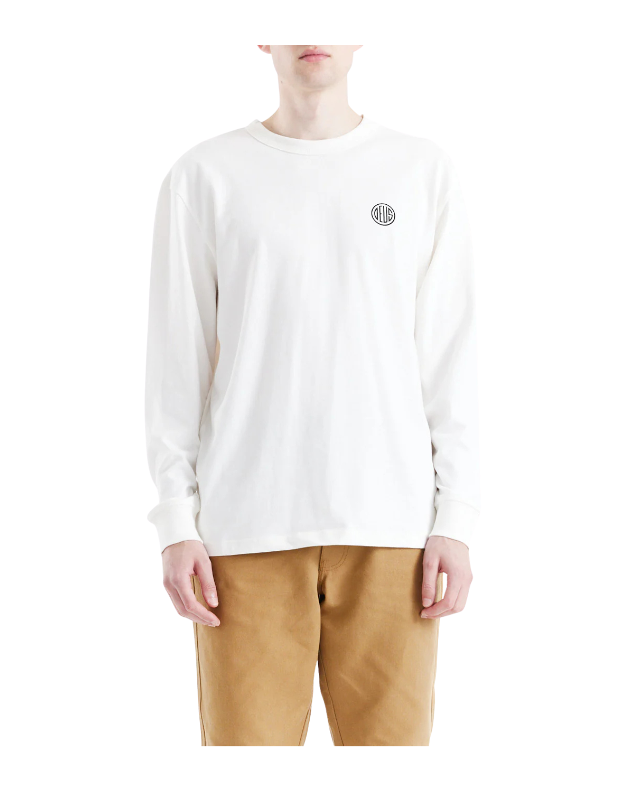 DEUS EX MACHINA RIDE READY LS TEE - VINTAGE WHITE