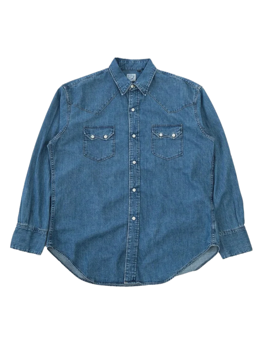 ORSLOW WESTERN SHIRT - DENIM USED