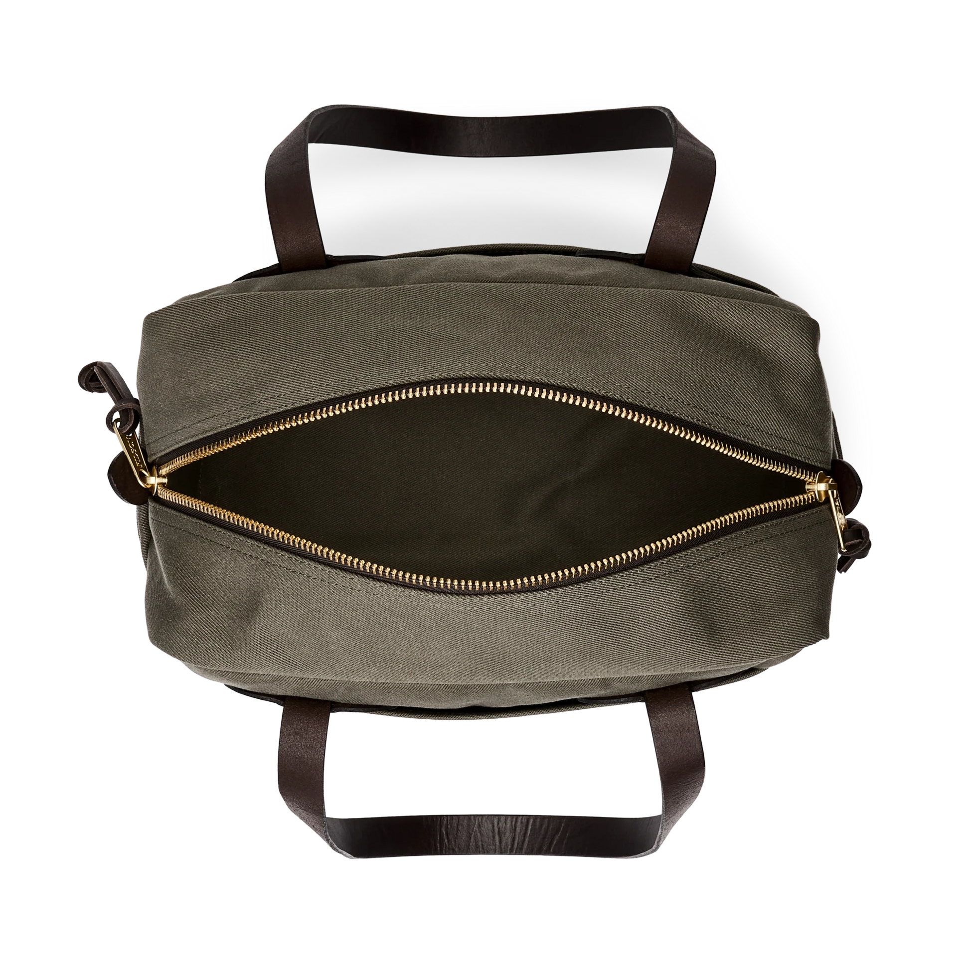 FILSON RUGGED TWILL ZIPPER TOTE BAG - OTTER GREEN