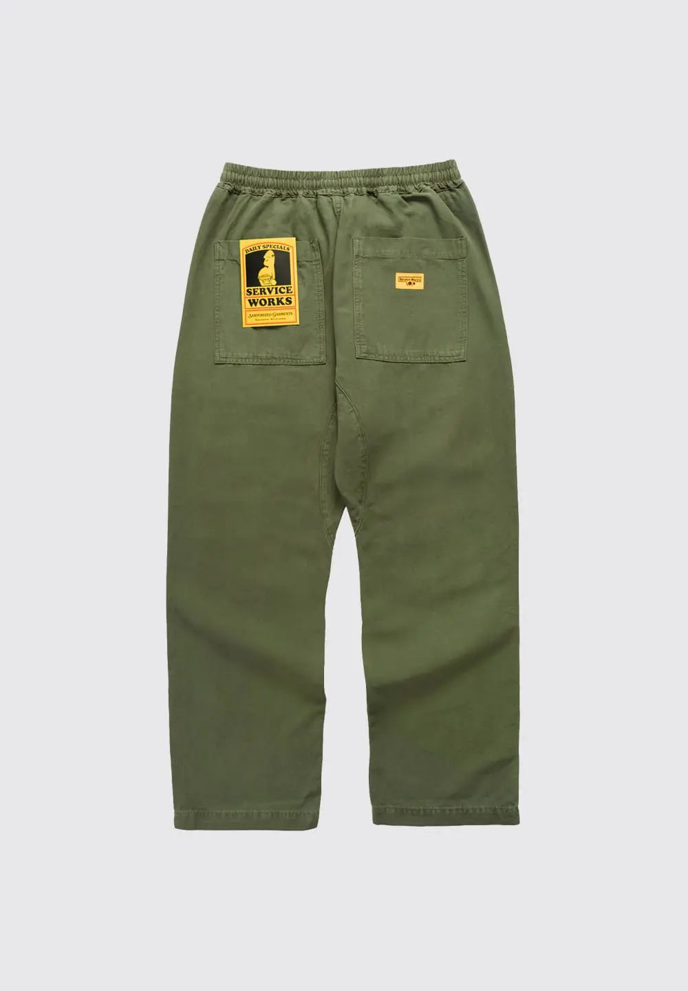 SERVICE WORKS CANVAS CHEF PANT - OLIVE