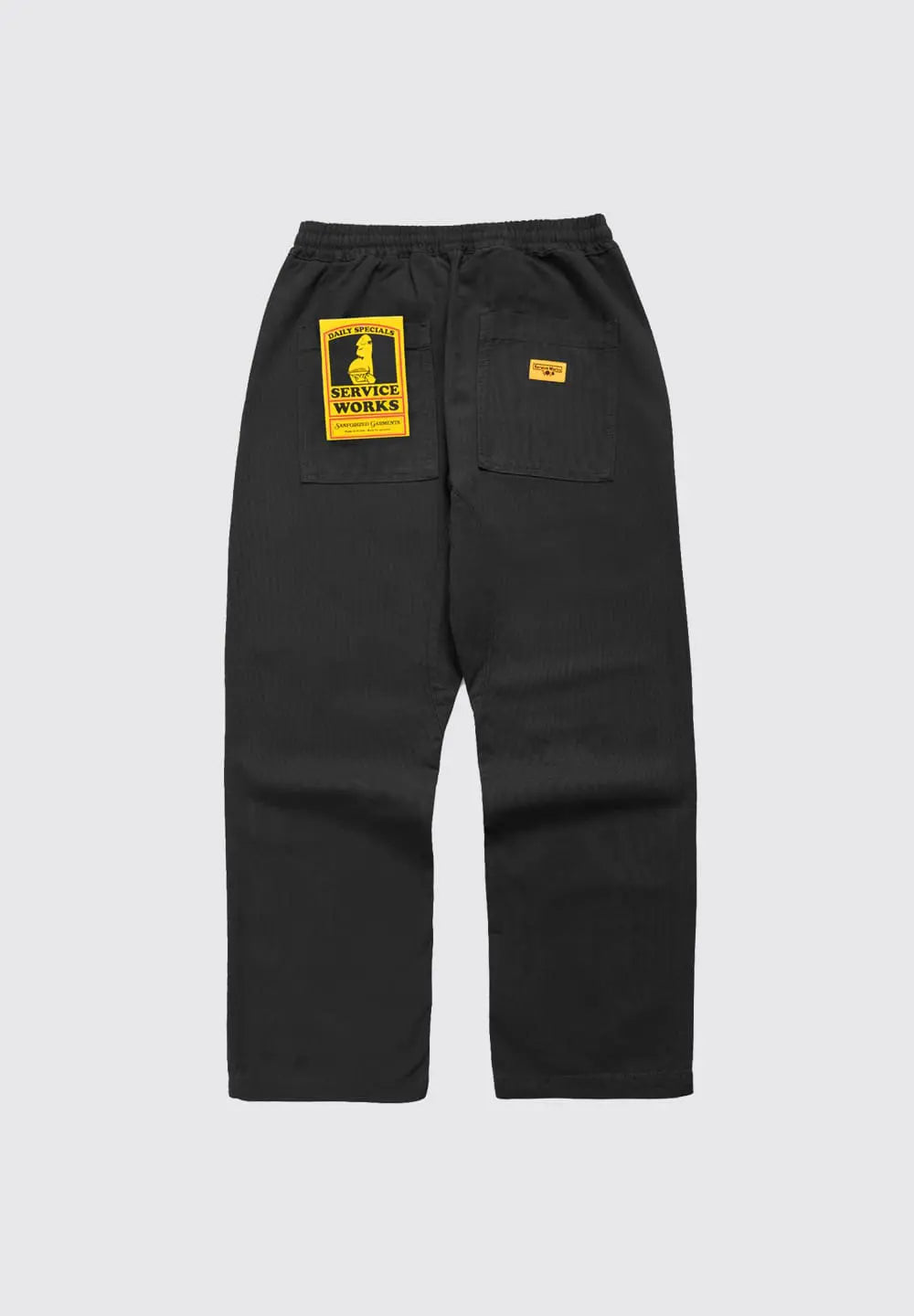 SERVICE WORKS CANVAS CHEF PANT - BLACK