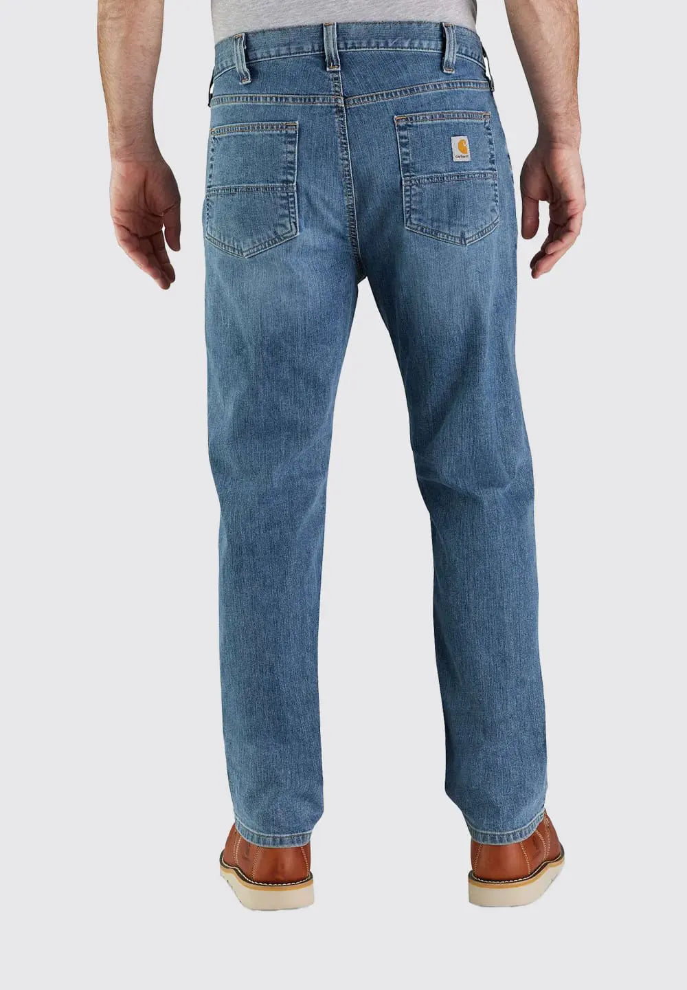 CARHARTT RUGGED FLEX RELAXED FIT 5-POCKET JEAN - HOUGHTON