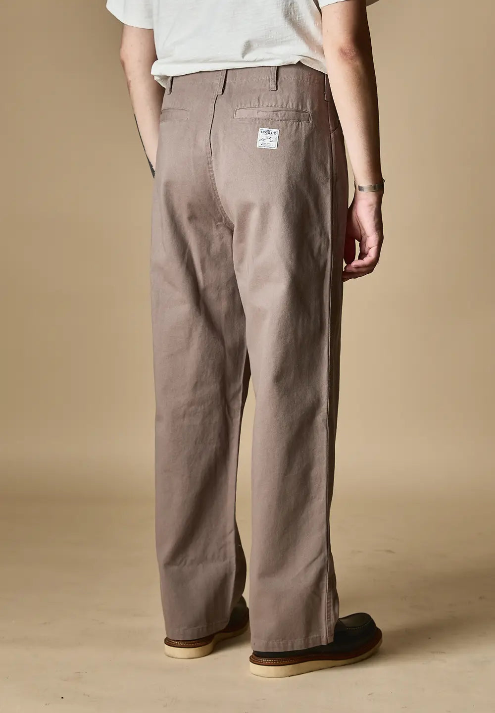LEGS CO STRAIGHT CUT - REGULAR WORK PANTS - GREY