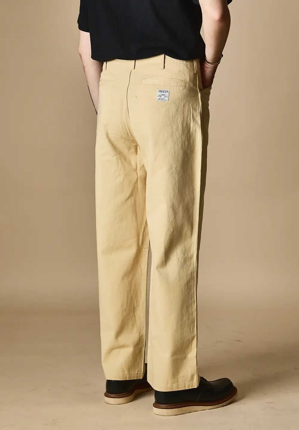 LEGS CO STRAIGHT CUT - REGULAR WORK PANTS - BEIGE