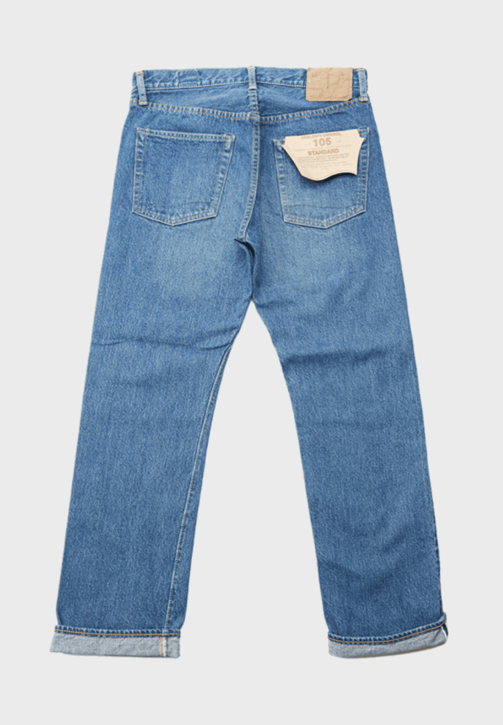 ORSLOW 105 STANDARD SELVEDGE DENIM - 2 YEAR WASH - 3