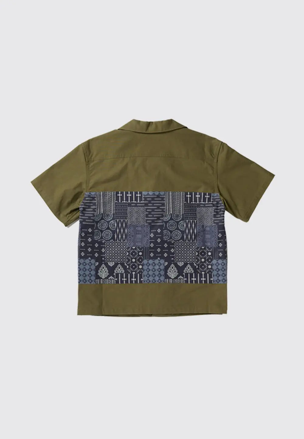UNION LABS PATCH UP P43 S/S SHIRT - OLIVE
