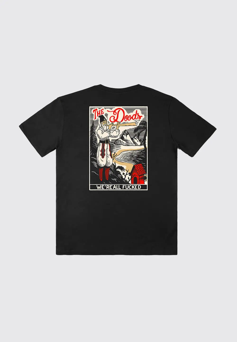 THE DUDES ALL FUCKED T-SHIRT - BLACK