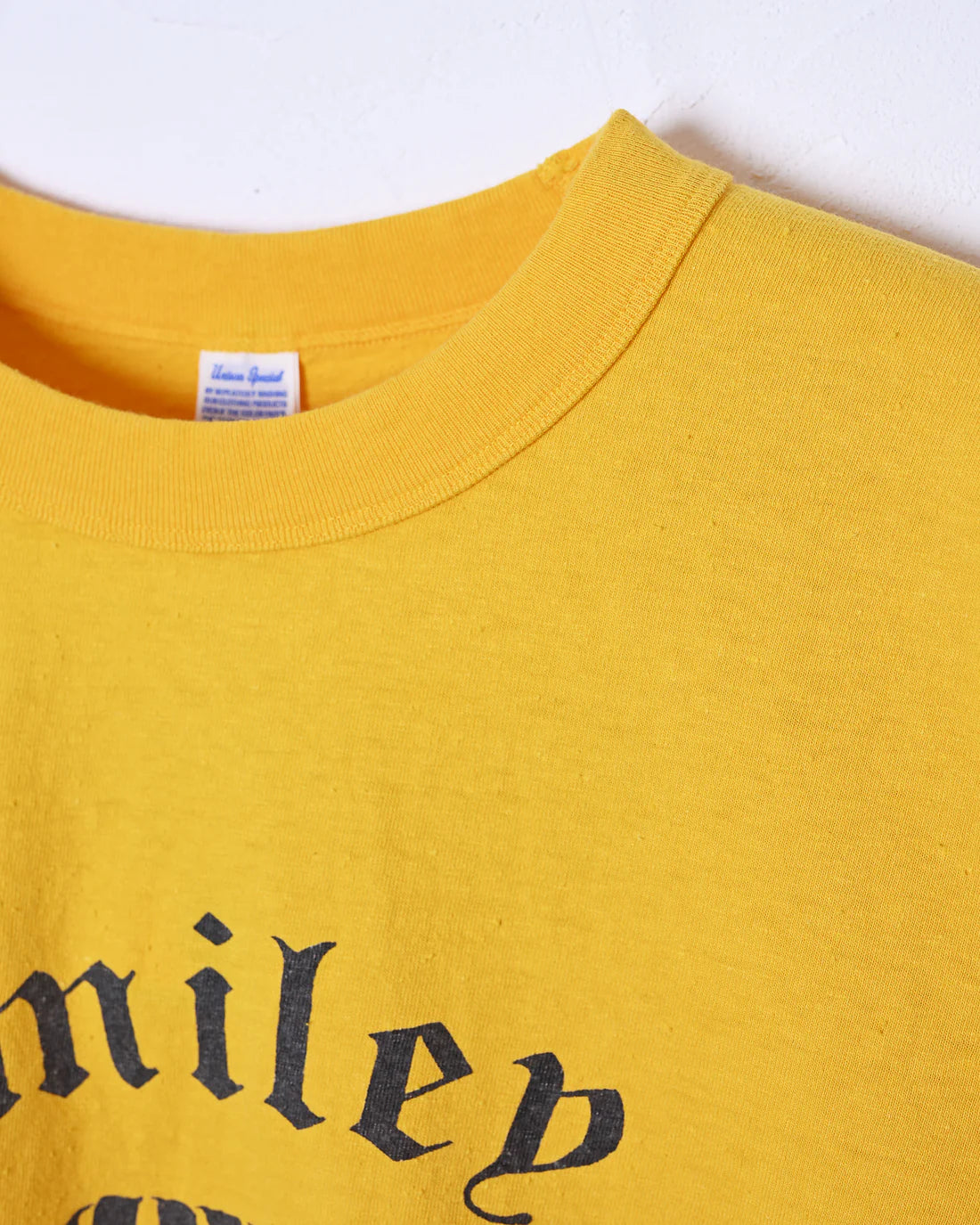 UNISON SPECIAL THE NEP S/S TEE(FRANKEN) - YELLOW