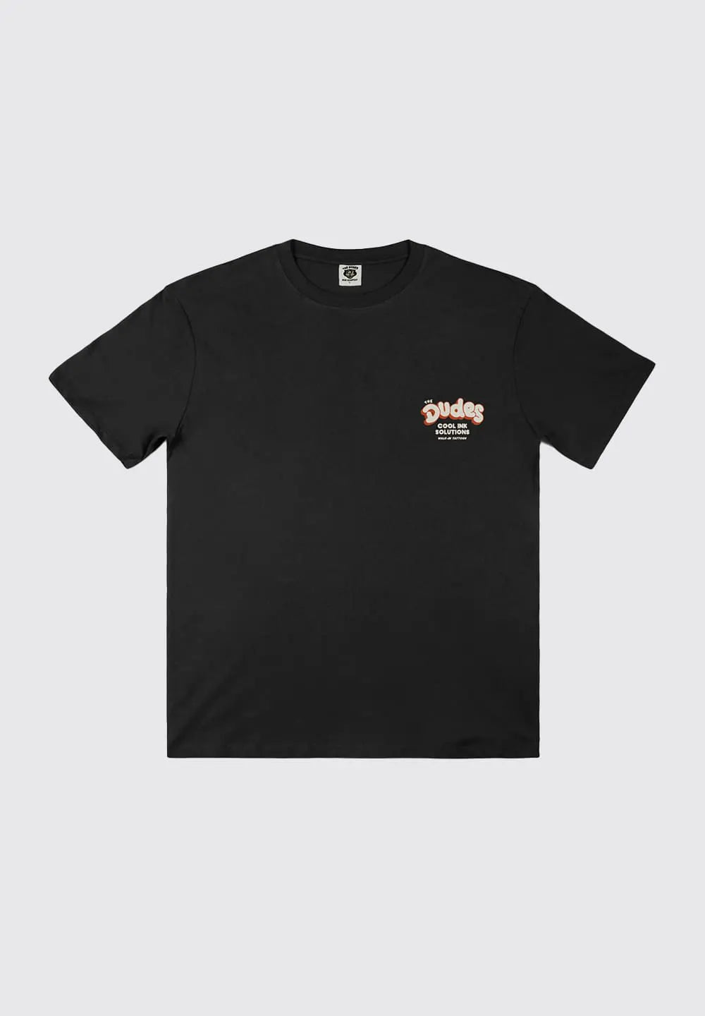 THE DUDES WALKING TATTOO T-SHIRT - BLACK