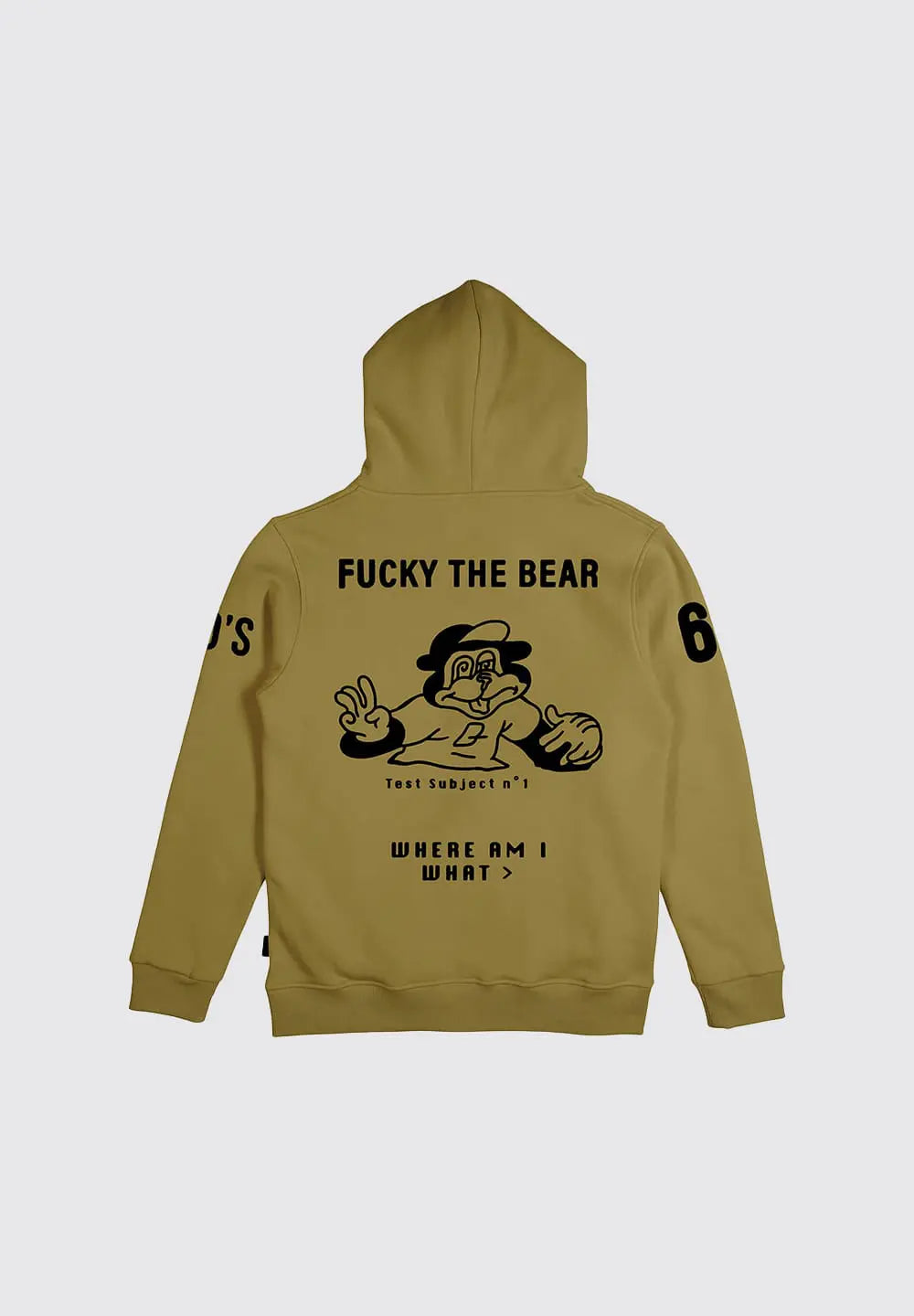 THE DUDES TEST SUBJECT #1 HOODY - ALMOND MILK