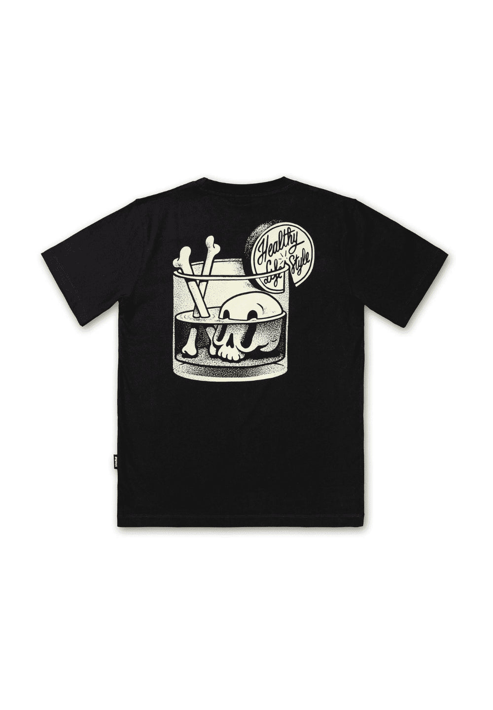THE DUDES HEALTHY T-SHIRT - BLACK