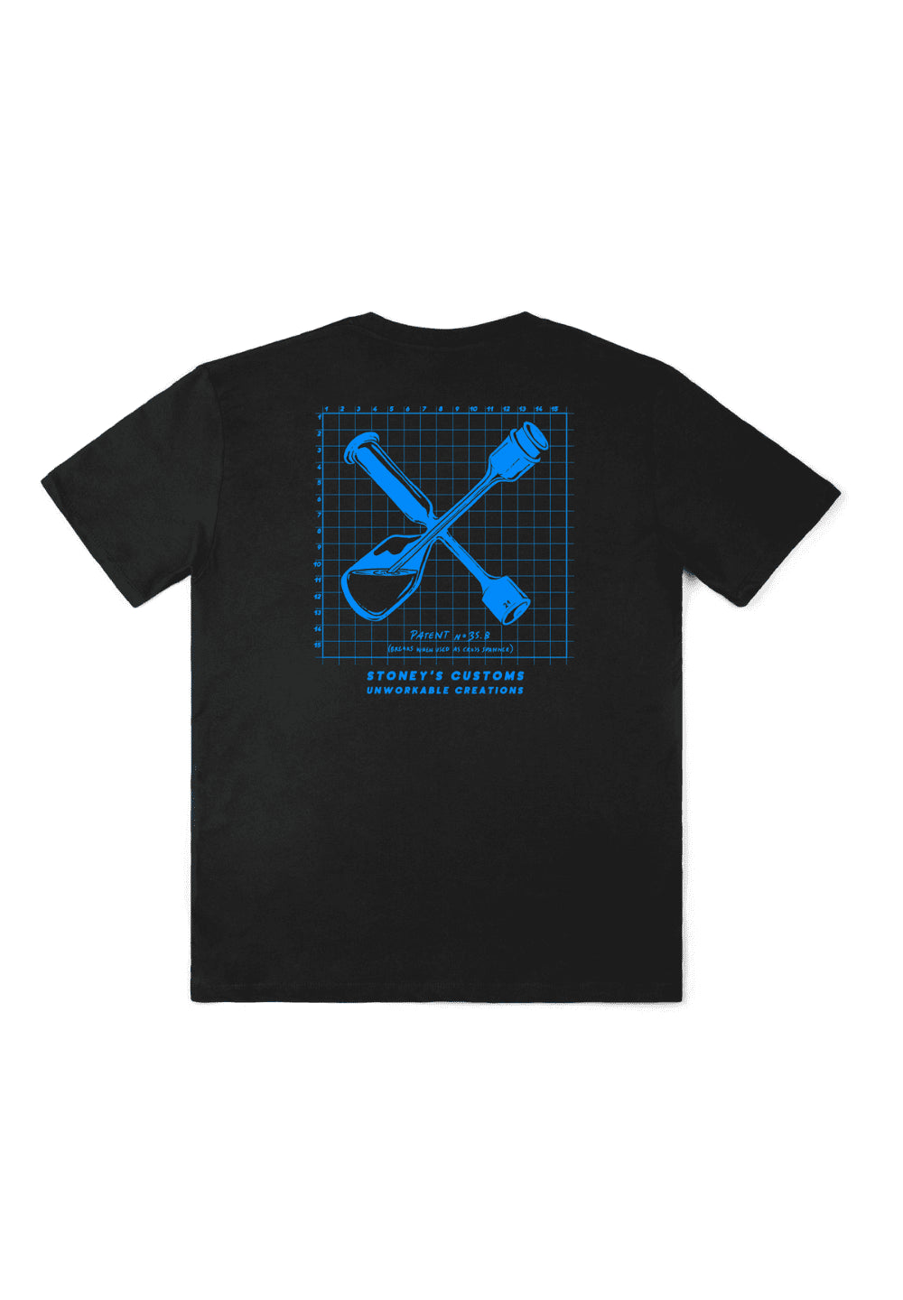 THE DUDES STONEYS BONG T-SHIRT S/S - BLACK
