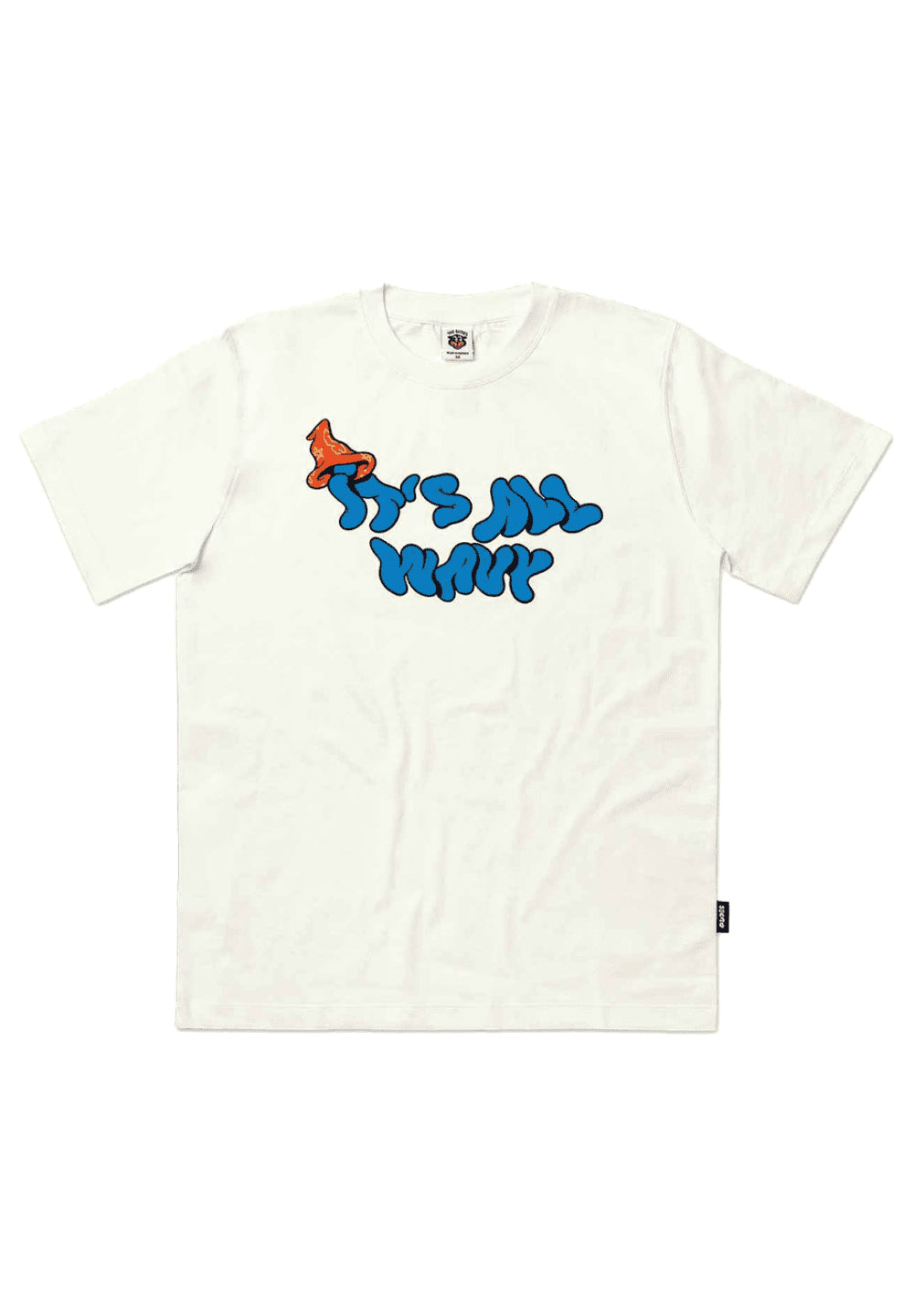 THE DUDES ALL WAVY T-SHIRT - OFF WHITE