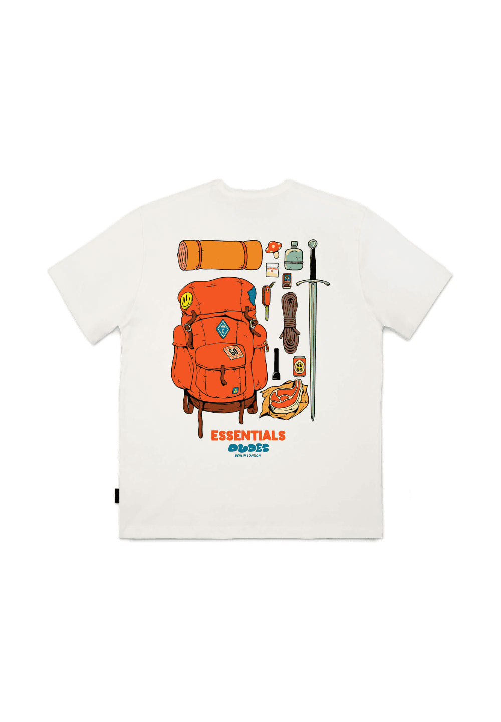 THE DUDES ESSENTIALS T-SHIRT - OFF WHITE