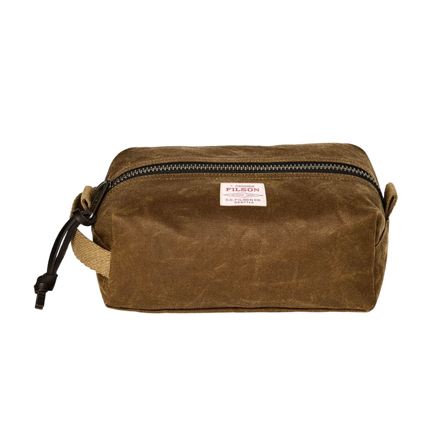 FILSON TIN CLOTH TRAVEL KIT - DARK TAN