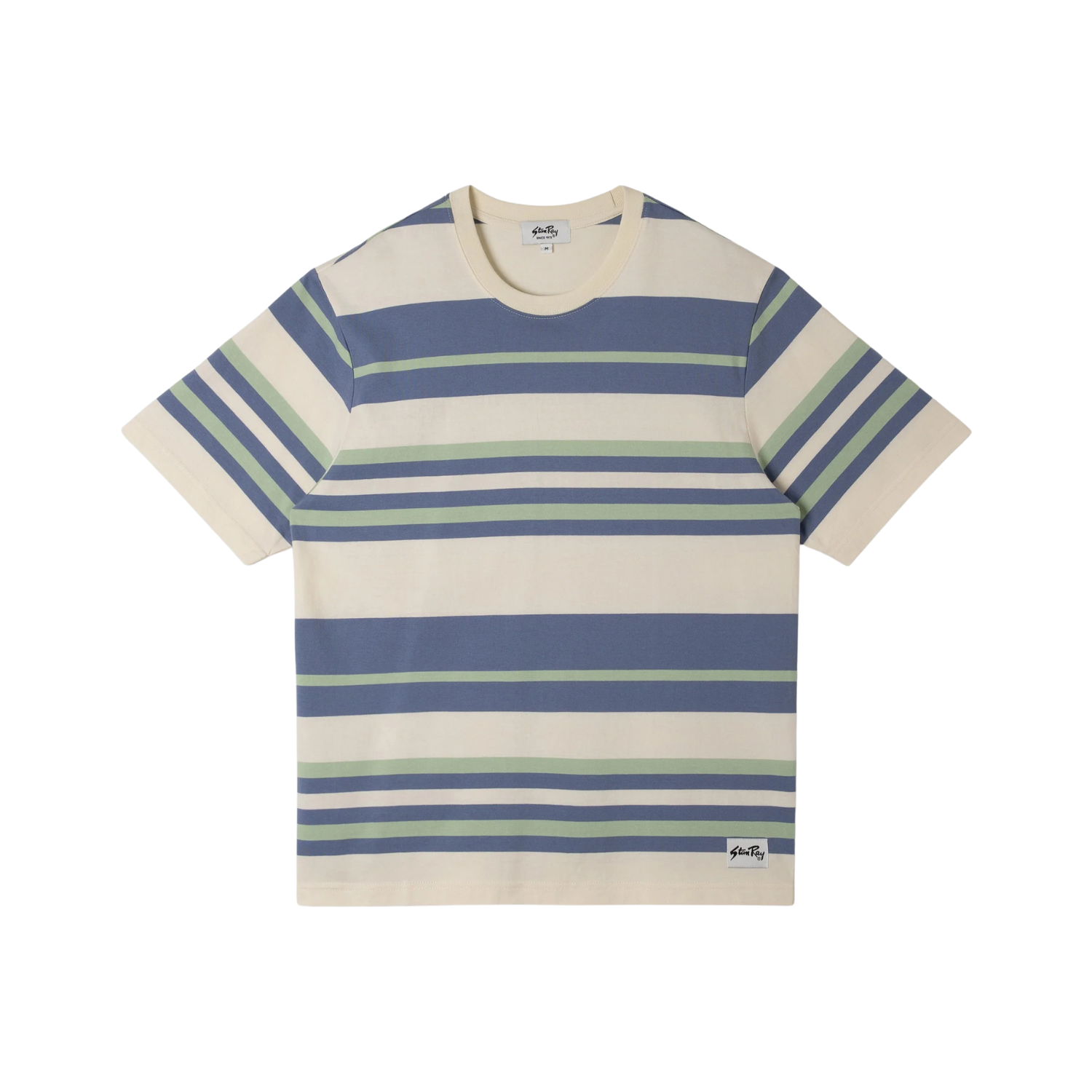STAN RAY STRIPE T-SHIRT - NATURAL