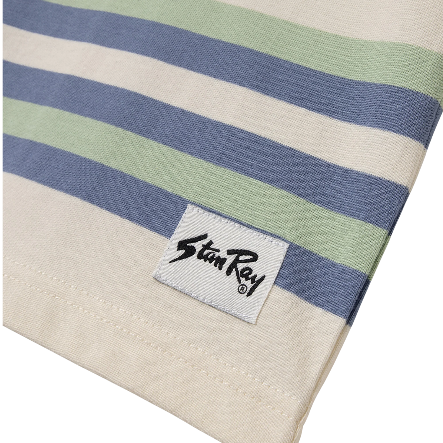 STAN RAY STRIPE T-SHIRT - NATURAL