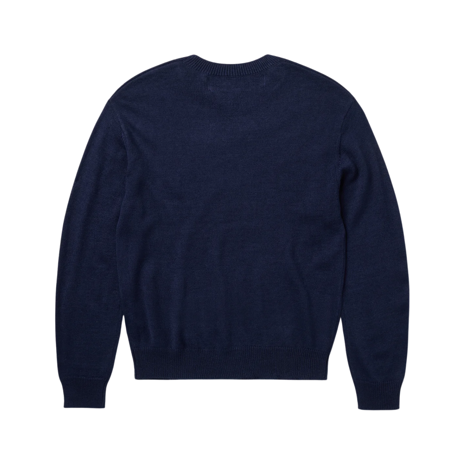 ONE OF THESE DAYS RUNNING HORSE KNIT SWEATER - NAVY