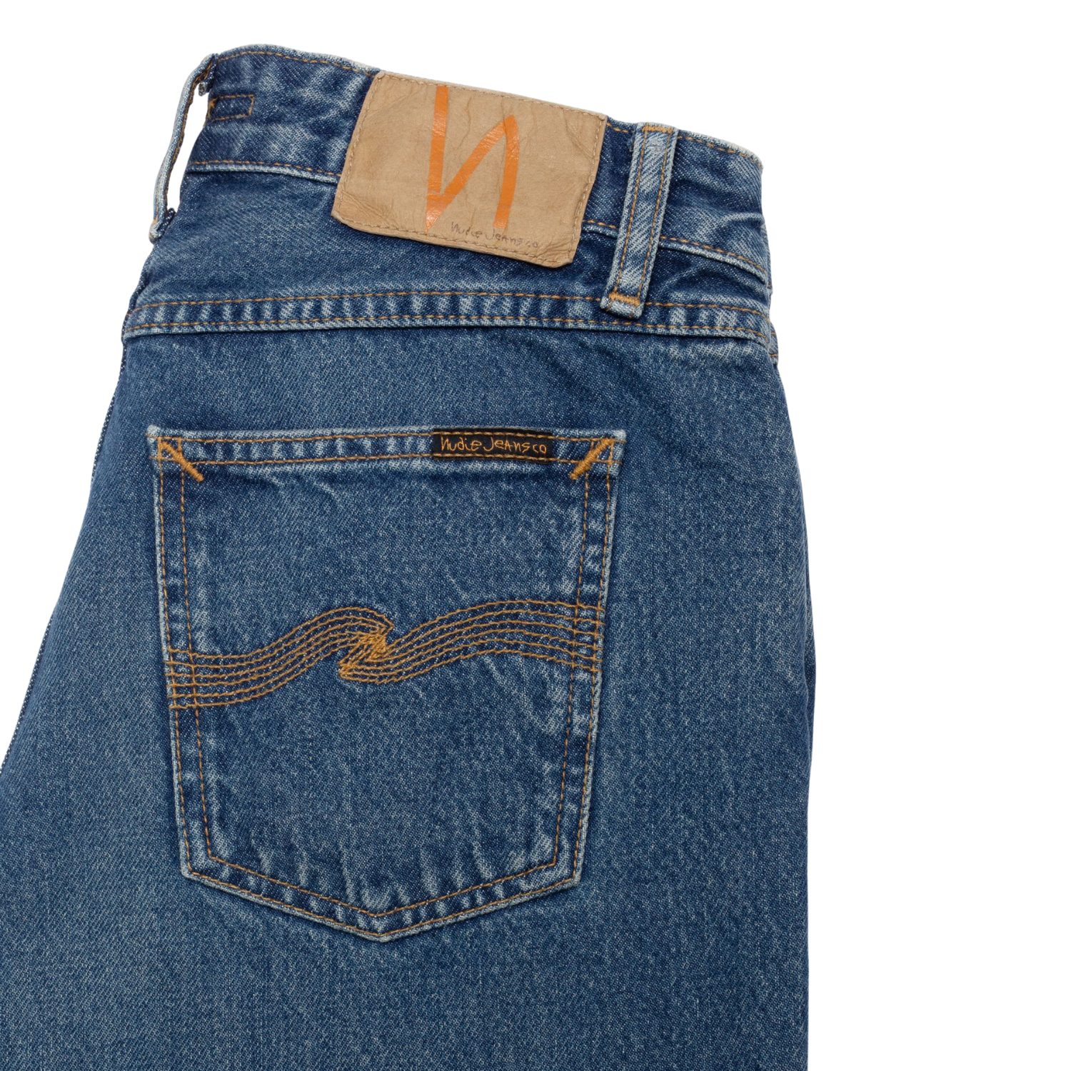 NUDIE Wide Heidi - Blue Days Gusset