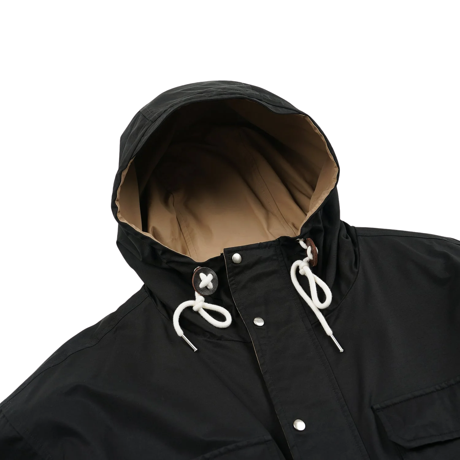 FRIZM WORKS WADING HOODED PARKA - BLACK