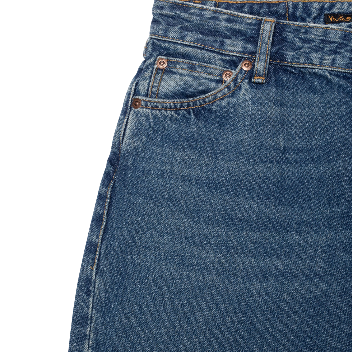 NUDIE Wide Heidi - Blue Days Gusset