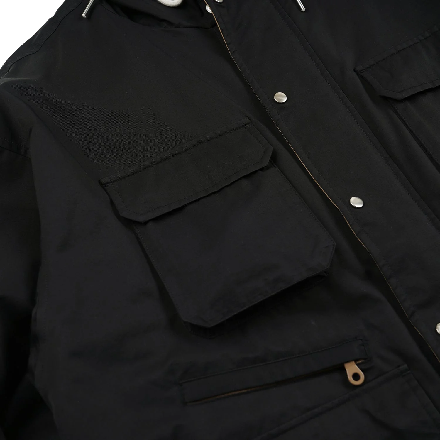 FRIZM WORKS WADING HOODED PARKA - BLACK