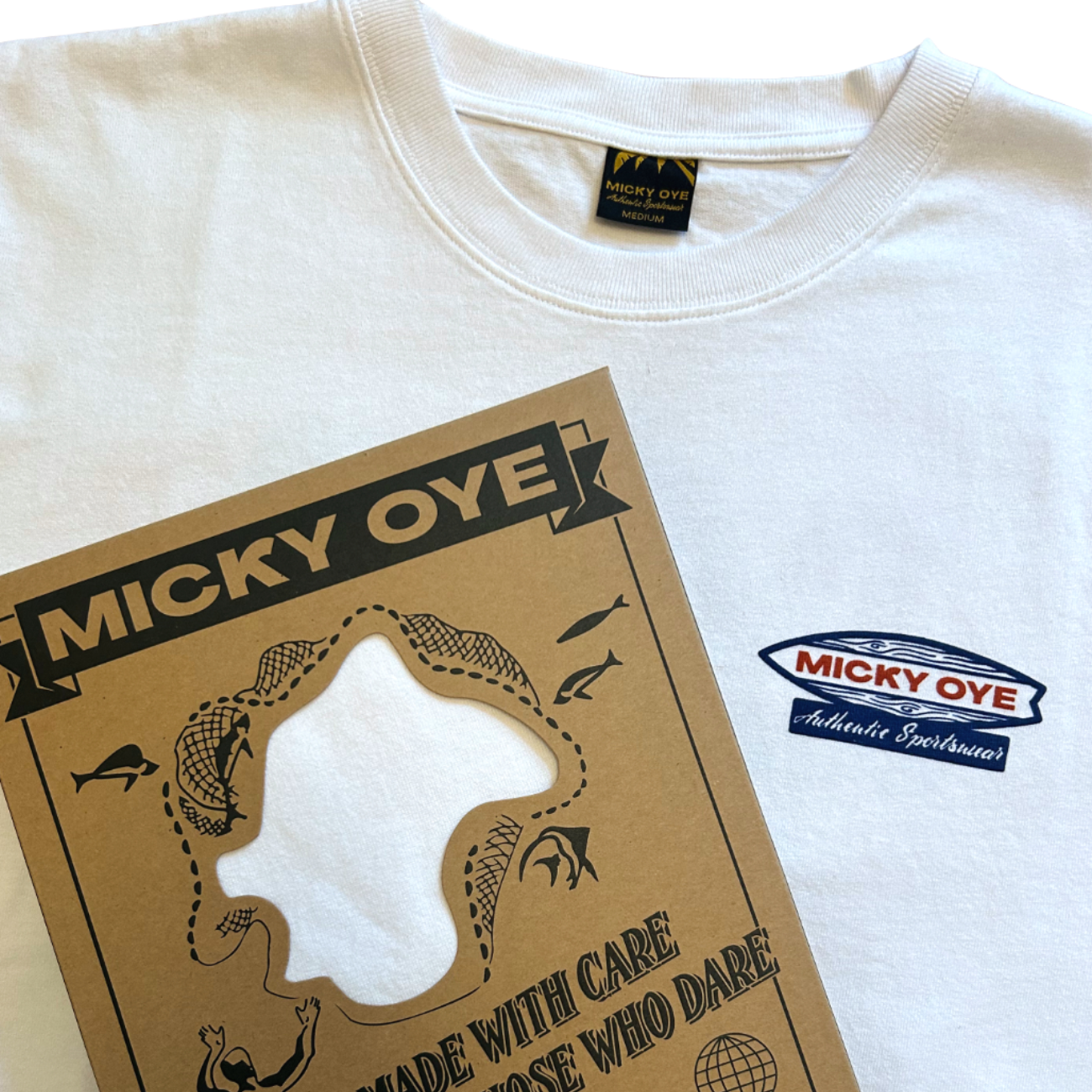 MICKY OYE SURFER S FROTHS - WHITE