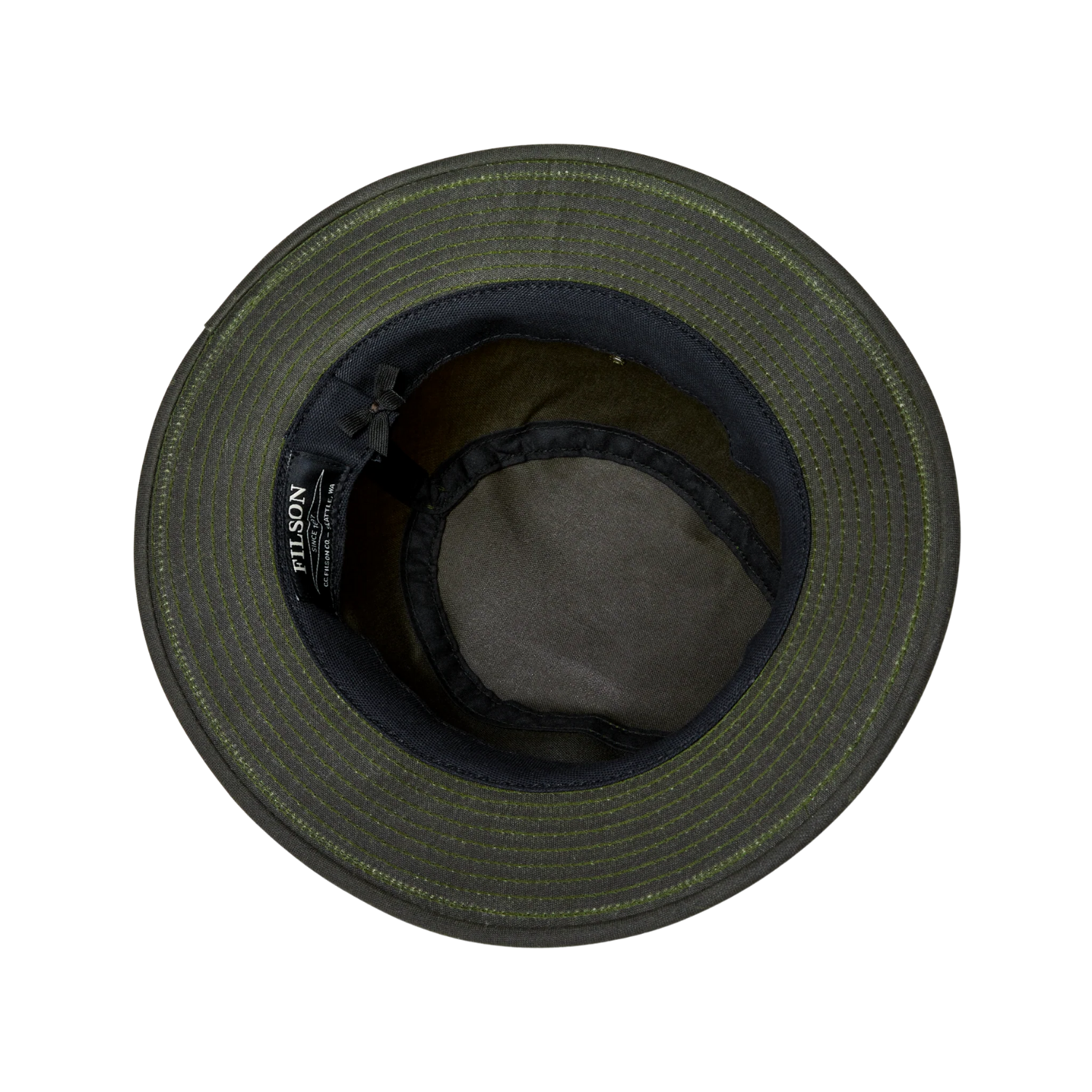 FILSON TIN CLOTH PACKER HAT - OTTER GREEN