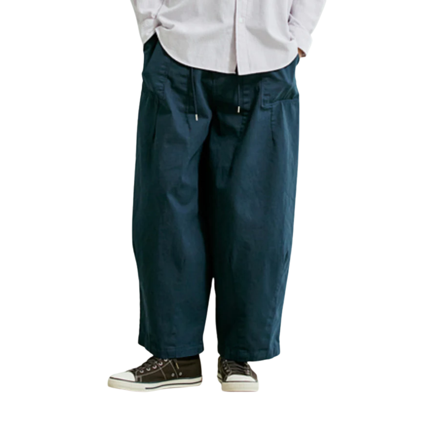 FRIZM WORKS TWILL BALLOON PANTS - NAVY