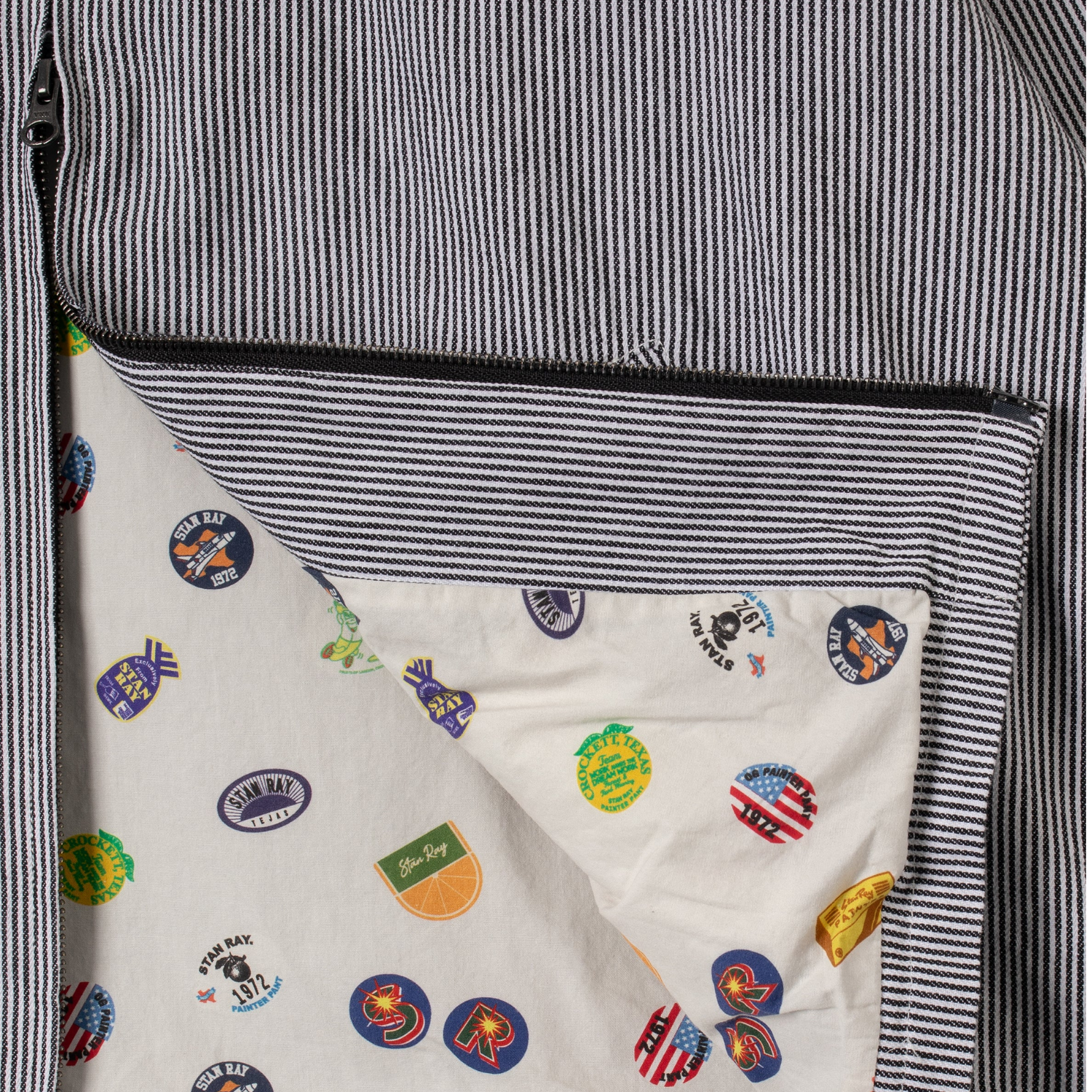 STAN RAY GAS JACKET - AGED HICKORY STRIPE